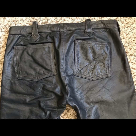 Rare East West Musical Instruments Leather Pants - Picture 8 of 12